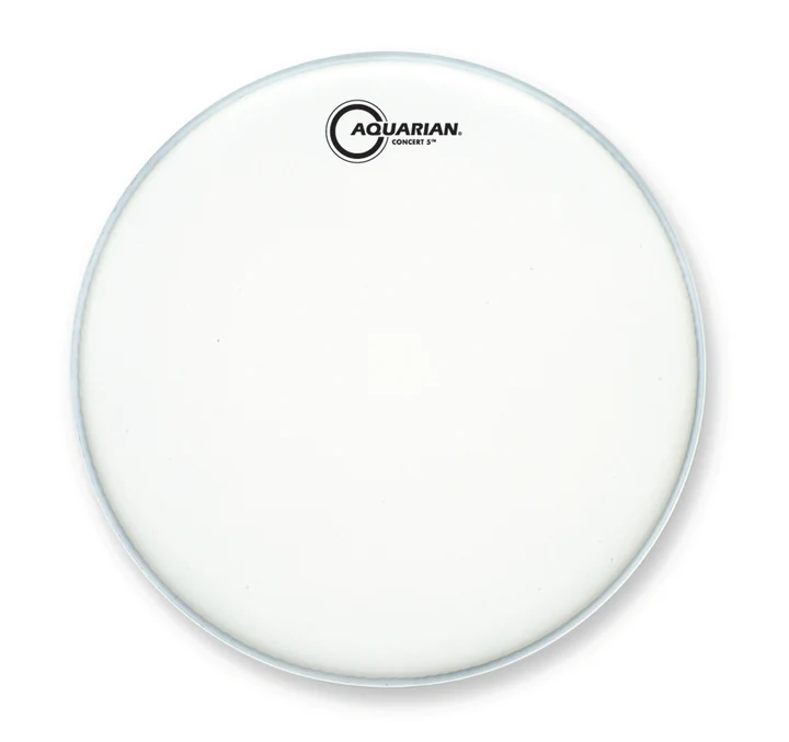 Aquarian CT-WH Concert 5 Coated White 1ply 5mil Snare Drum Head CT14WH 14" | Zoso Music Sdn Bhd