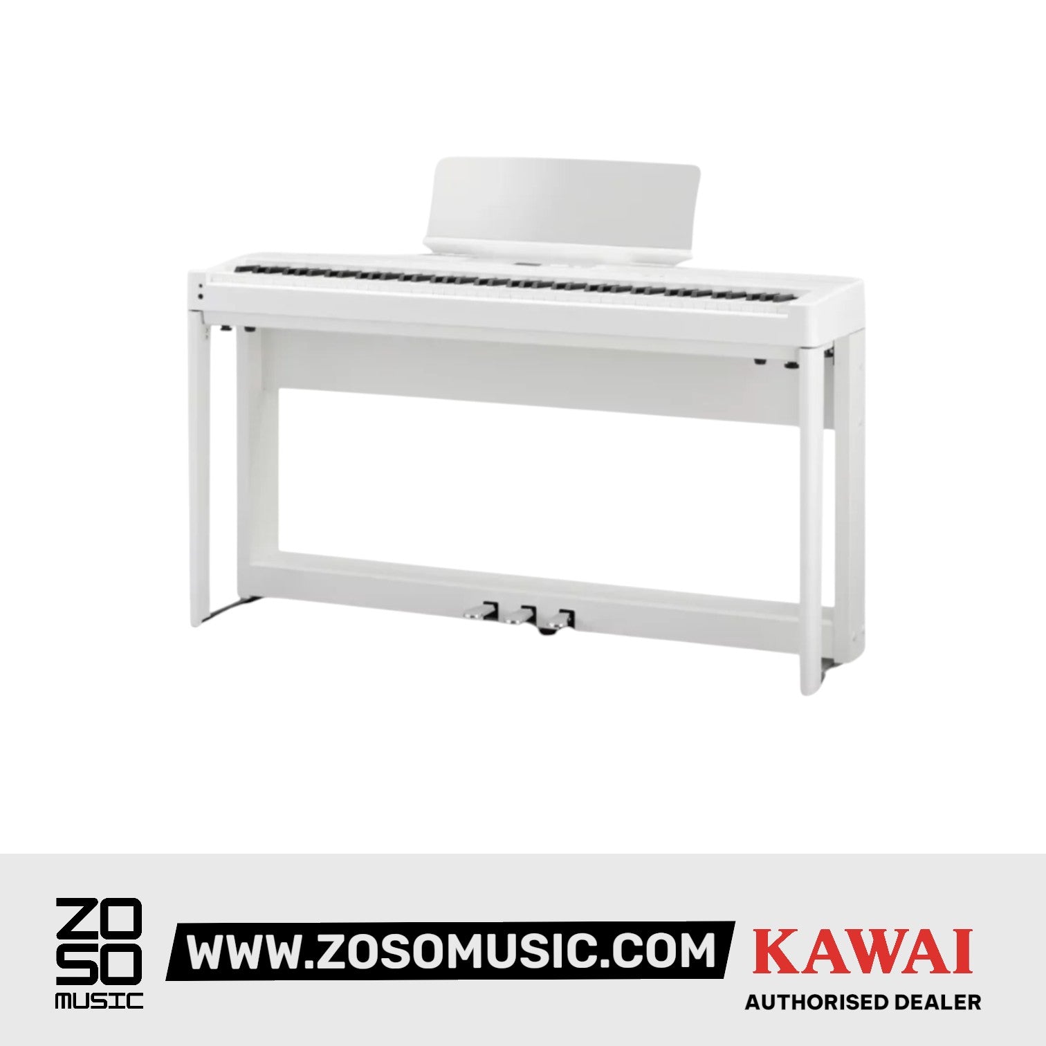 Kawai ES-520 Portable Digital Home Piano - White | Zoso Music Sdn Bhd