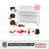 Kawai K-300 [Made In Japan] Professional Acoustic Upright Piano (Height: 122 cm) - White Polish |  KAWAI |  PIANO-ACOUSTIC |  Zoso Music