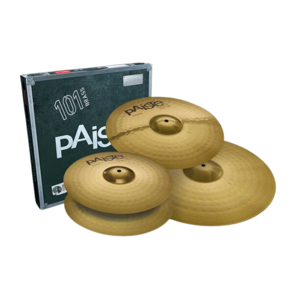 Paiste 101 Brass Universal Cymbal Set - 14"/16"/20" | Zoso Music Sdn Bhd