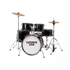 Superiorstar 5-piece Junior Drum Set with 16'' Bass Drum - Black *Include 3-pcs Cymbal Set , Drumsticks and Throne* |  SUPERIORSTAR |  DRUM-ACOUSTIC |  Zoso Music