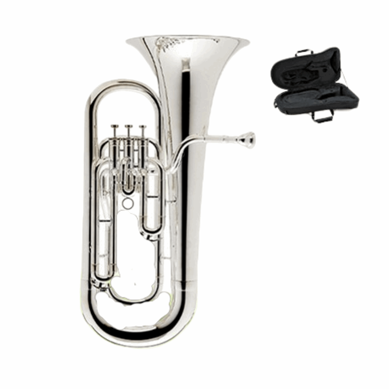 Antigua Eldon EP0120NK Bb Euphonium Silver Plated Student Model