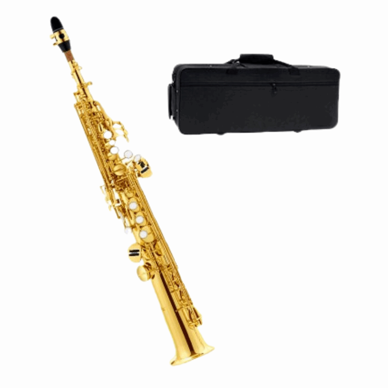 Antigua Eldon ESS-25 Bb Soprano Saxophone With Carrying Case