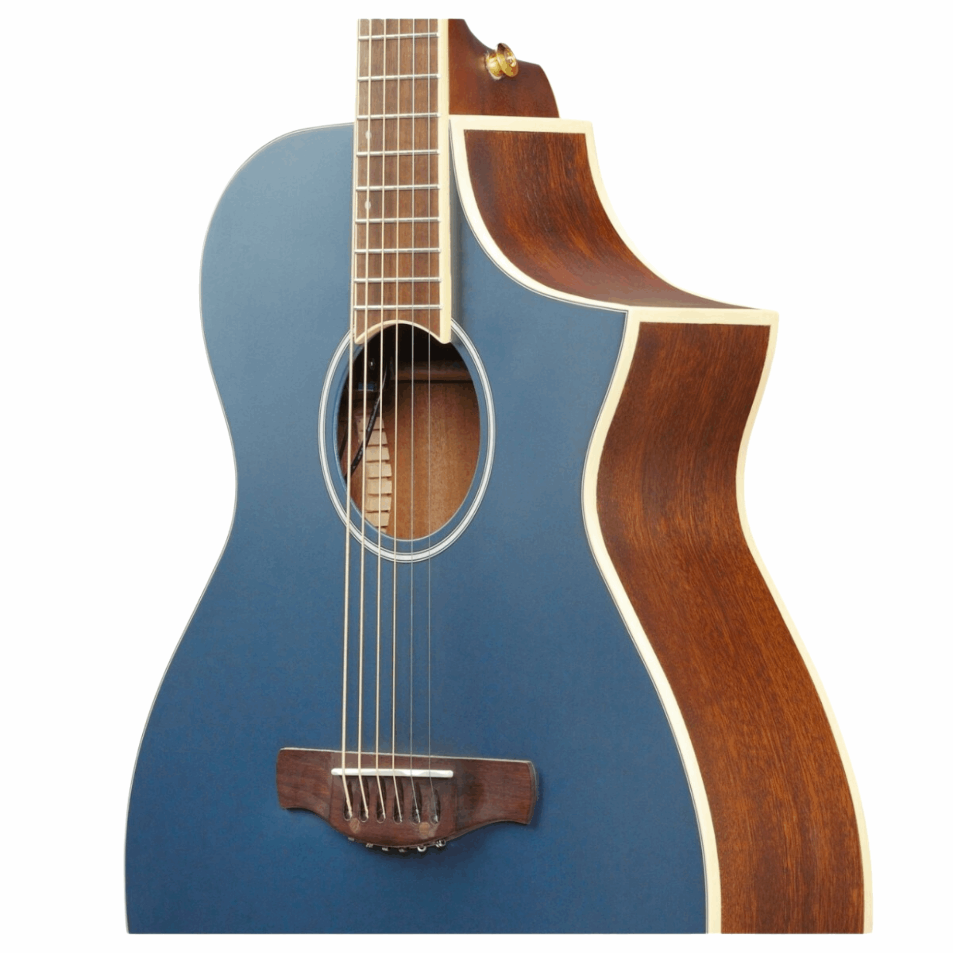Ibanez AEWC12 PMF Acoustic-Electric Guitar, Prussian Blue Metallic Flat