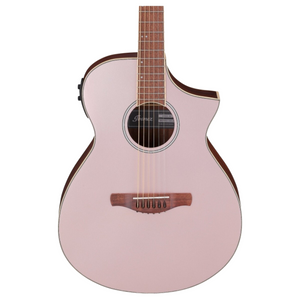 Ibanez AEWC12-RGF Acoustic-Electric Guitar, Rose Gold Metallic Flat |  IBANEZ |  ACOUSTIC GUITAR |  Zoso Music