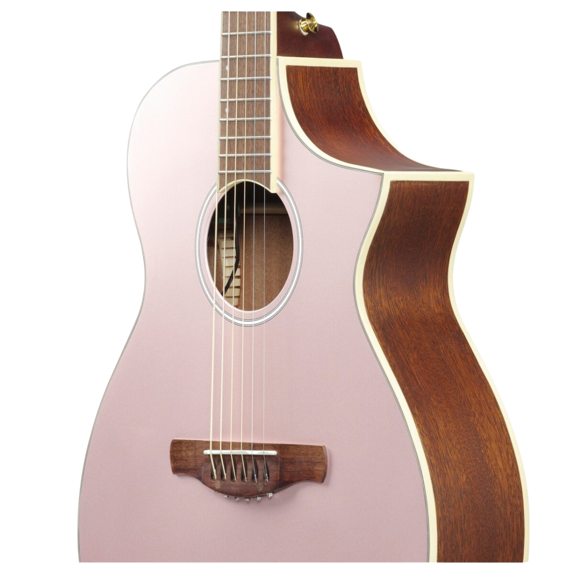 Ibanez AEWC12-RGF Acoustic-Electric Guitar, Rose Gold Metallic Flat |  IBANEZ |  ACOUSTIC GUITAR |  Zoso Music