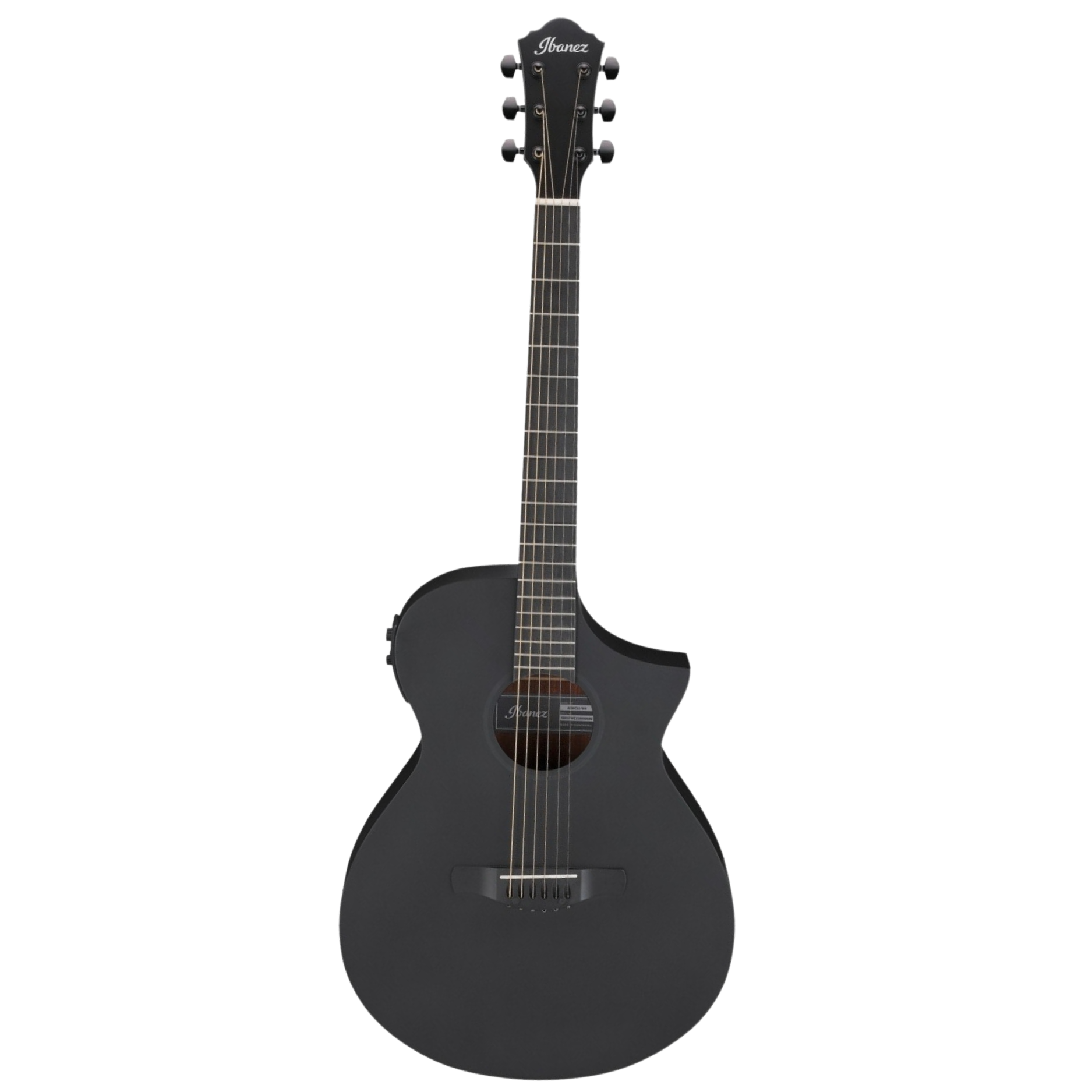 Ibanez AEWC13 - Weathered Black Open Pore - Zoso Music