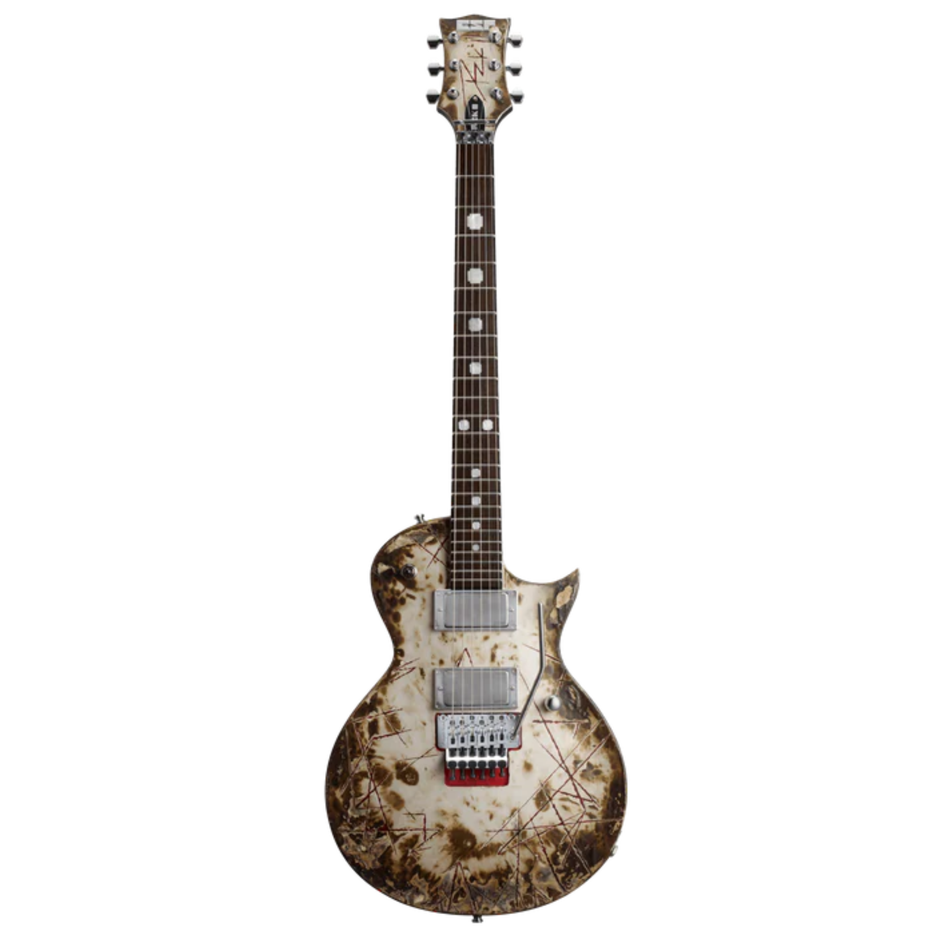 ESP RZK-II Burnt Front View Zoso Music 