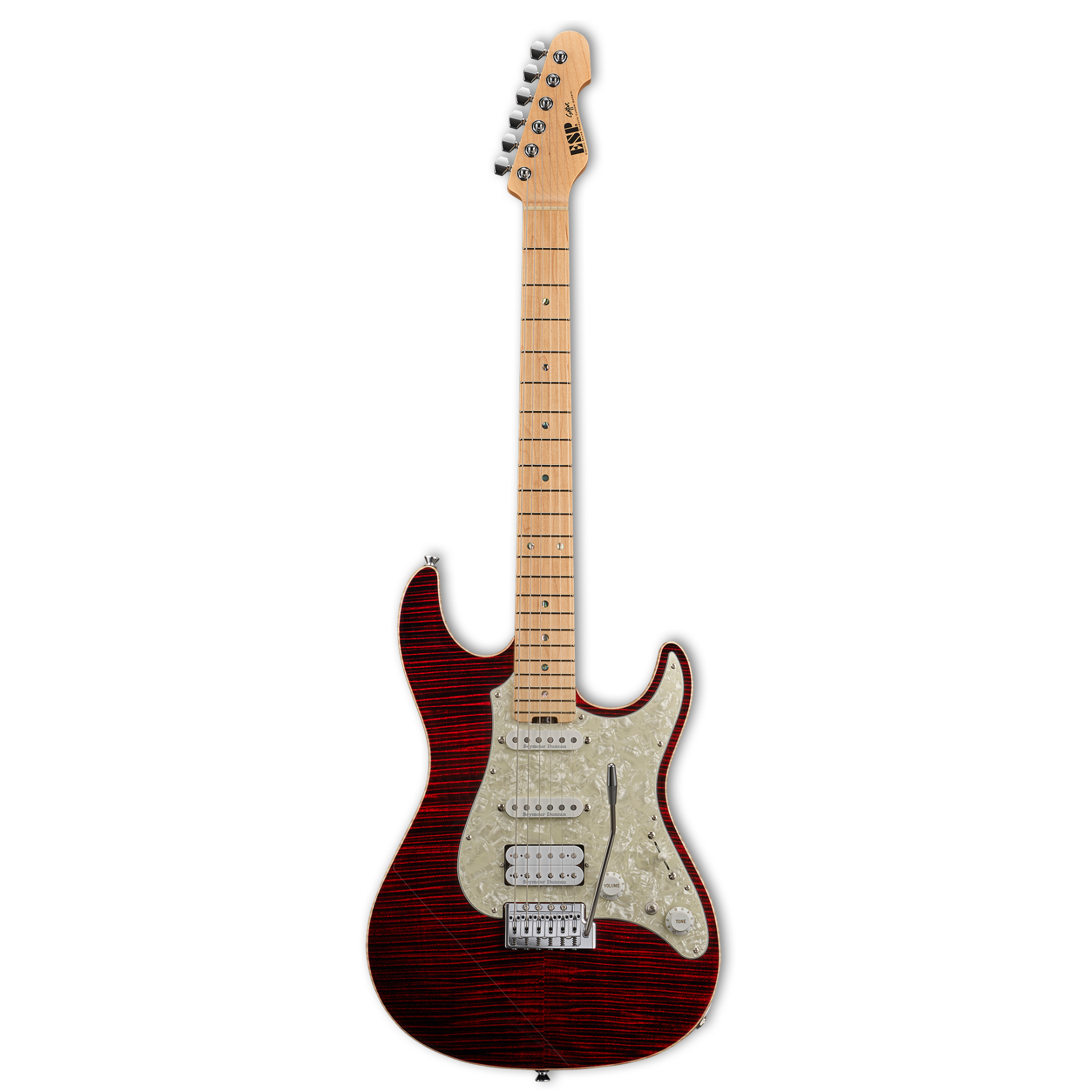 ESP Snapper-CTM/HR Electric Guitar - Black Cherry with Red Pearl Black (SNAPPERCTMHR)