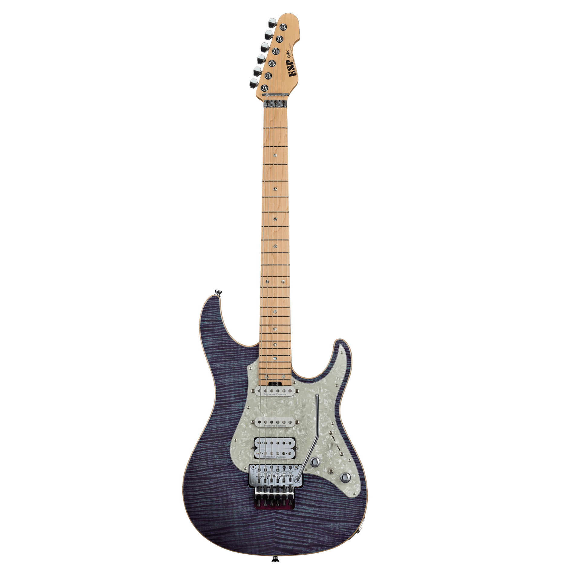 ESP Snapper-CTM24-FR/M - Indigo Purple with Purple Pearl Black (SNAPPERCTM24FRM)