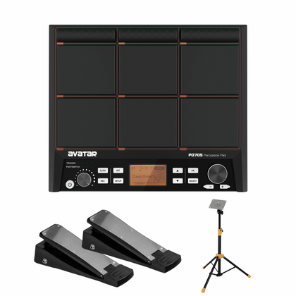 Avatar PD705 Electronic Percussion Pad with Pedals & Stand