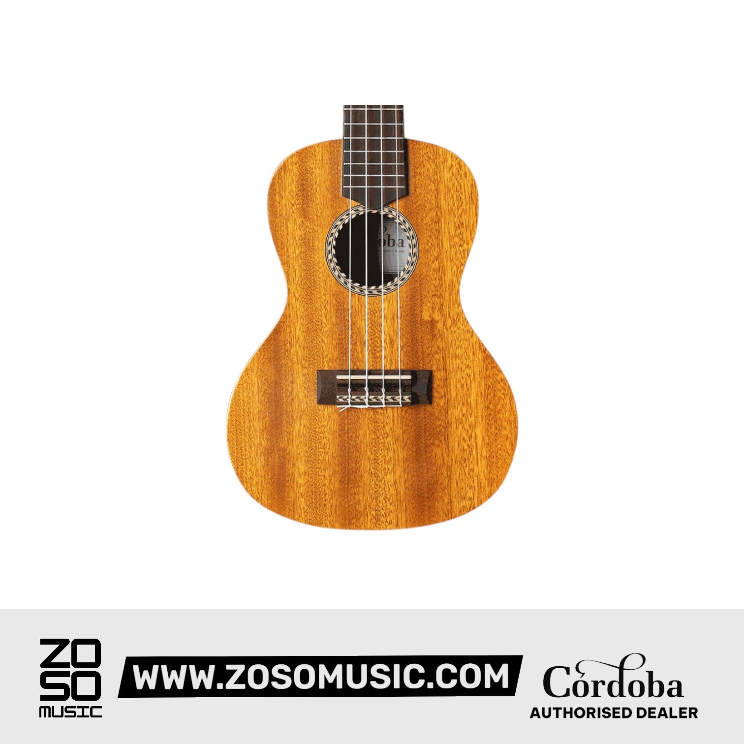 Cordoba 20CM Mahogany Concert Ukulele - Mahogany Top, Mahogany back and sides |  CORDOBA |  UKULELE |  Zoso Music