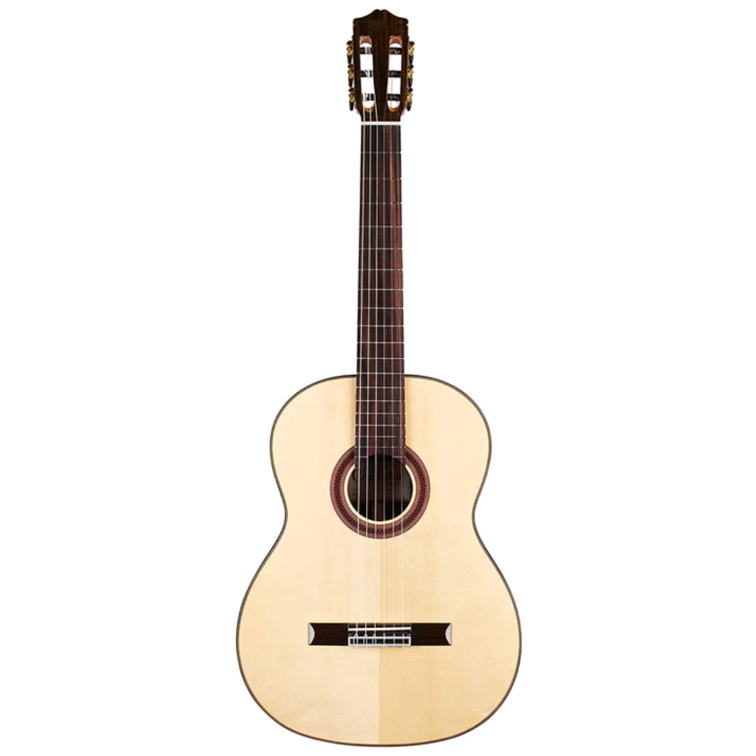 Cordoba C7 SP Guitar Pack Classical Guitar - Solid European Spruce Top, Layered Rosewood Back & Sides, Best Classical Guitar For Intermediate Players