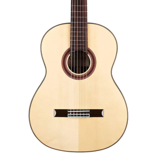 Cordoba C7 SP Guitar Pack Classical Guitar - Solid European Spruce Top, Layered Rosewood Back & Sides, Best Classical Guitar For Intermediate Players