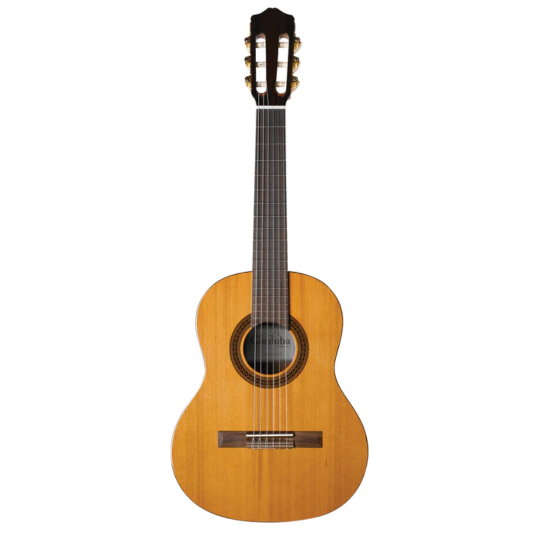 Cordoba Requinto 1/2 Classical Guitar - Solid Canadian Cedar Top, Mahogany Back & Sides Beginners Classical Guitar, Best For Traveling