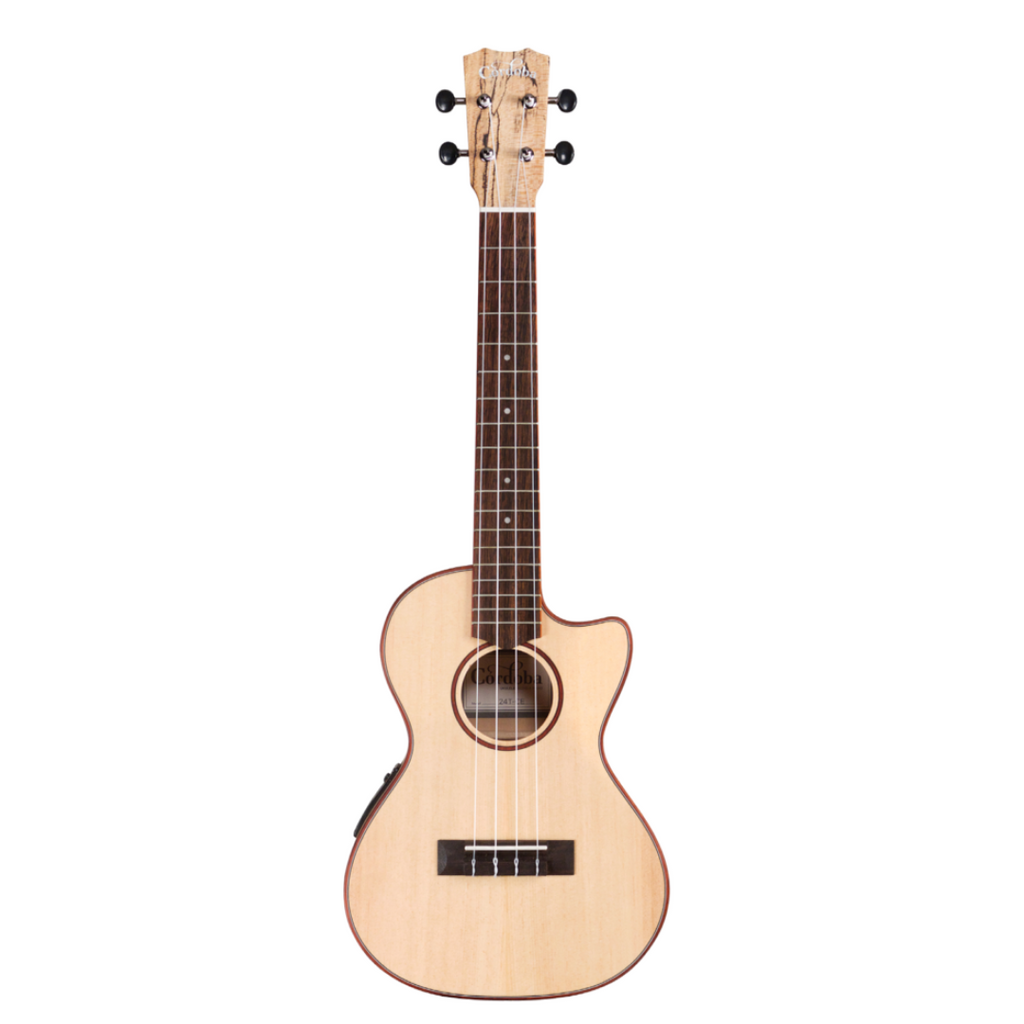 Cordoba 24T-CE Spruce Tenor Electric Ukulele - Spruce Top, Maple Back & Sides