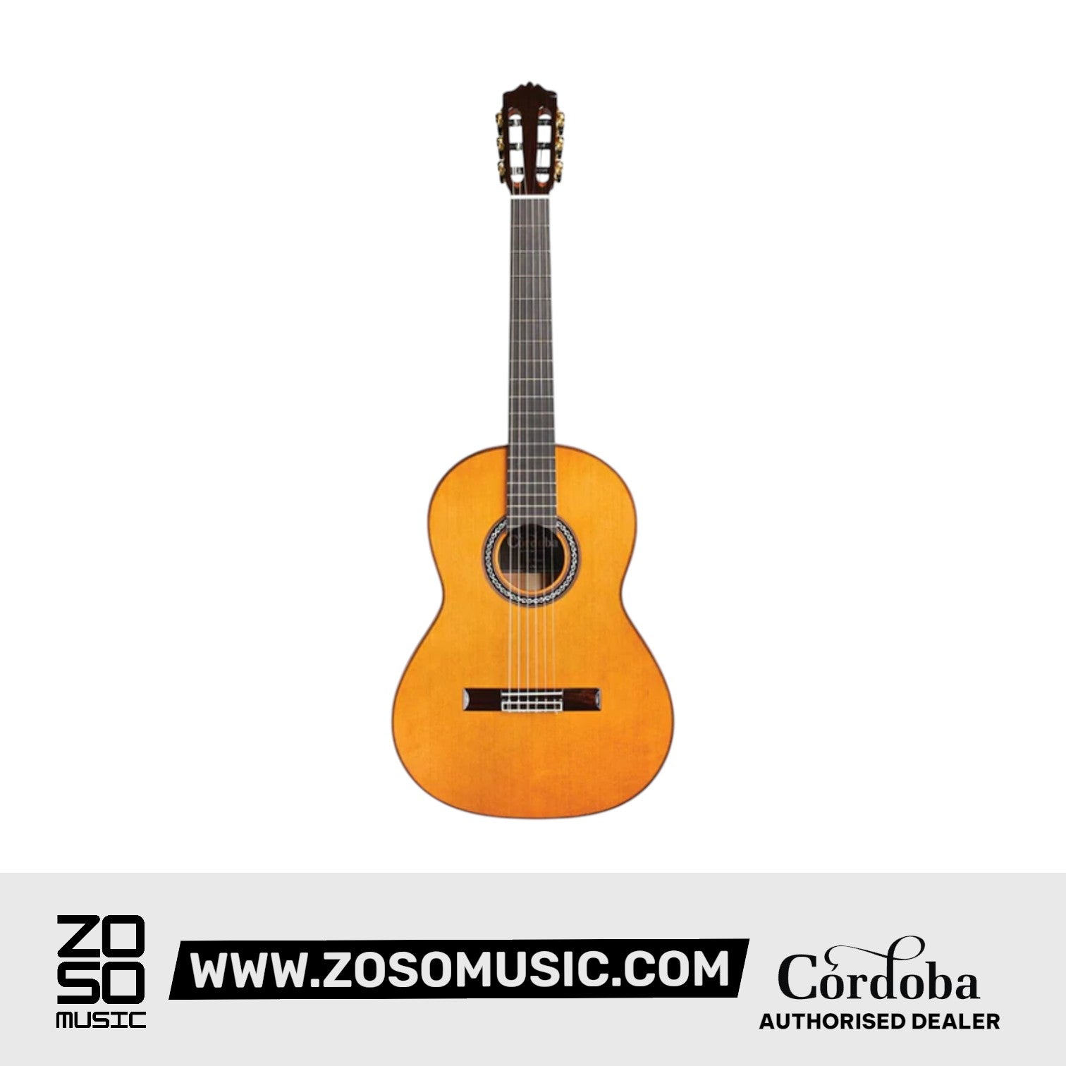 Cordoba C9 Parlor 7/8 Classical Guitar - Solid Canadian Cedar Top, Solid African Mahogany Back & Sides, With Cordoba Polyforam Guitar Case - Full Solid |  CORDOBA |  CLASSICAL GUITAR |  Zoso Music