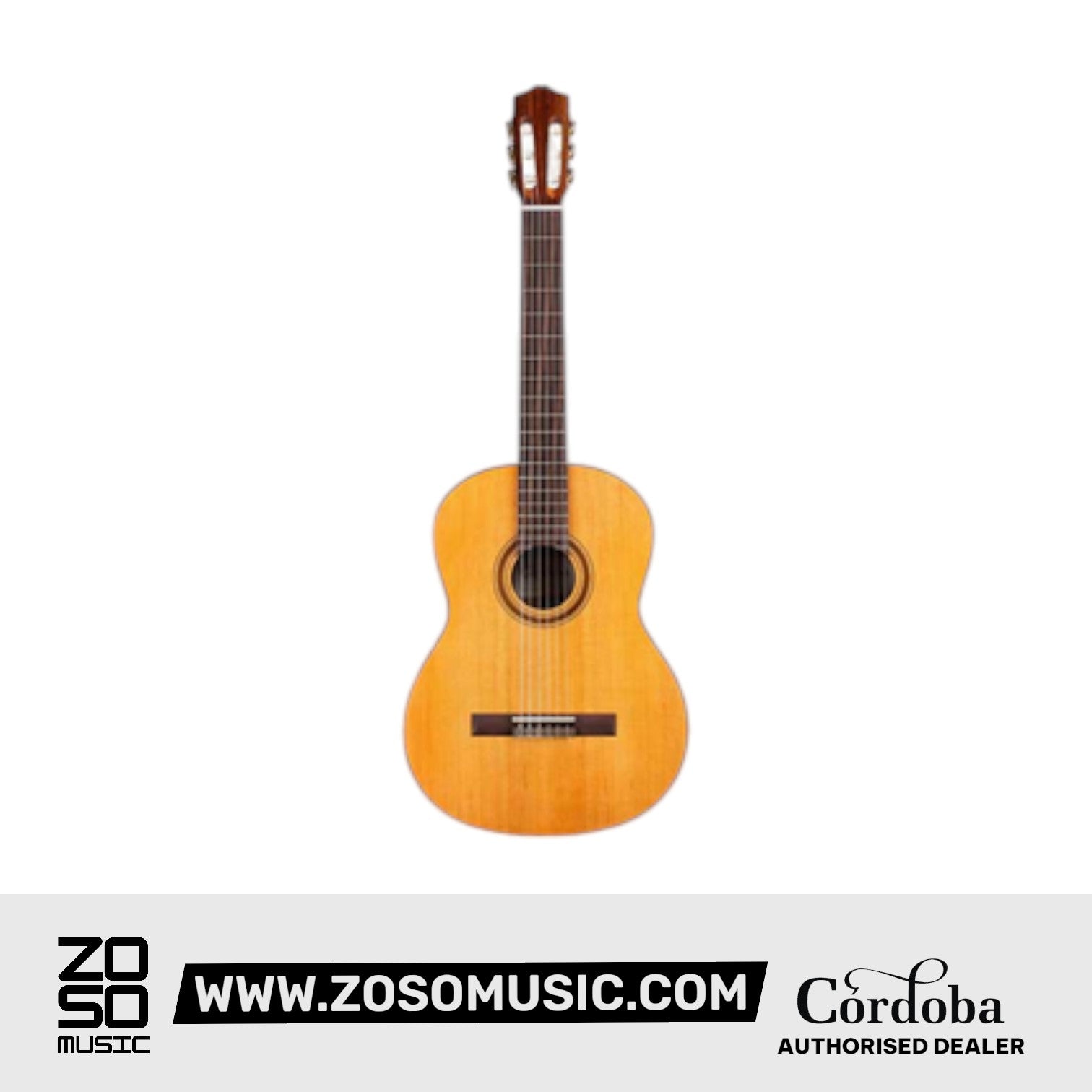 Cordoba Cadete 3/4 size Classical Guitar - Solid Canadian Cedar Top, Mahogany Back & Sides, Beginners Classical Guitar, Best For Traveling |  CORDOBA |  CLASSICAL GUITAR |  Zoso Music
