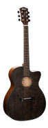 Cort CORE-OC Spruce Acoustic Guitar With Bag Open Pore Trans Black | CORT , Zoso Music