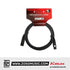 Kirlin MPC-470PB 3 Pin Microphone Cable XLR Male to XLR Female Mic Cable - 1M / 3M / 6M / 10M