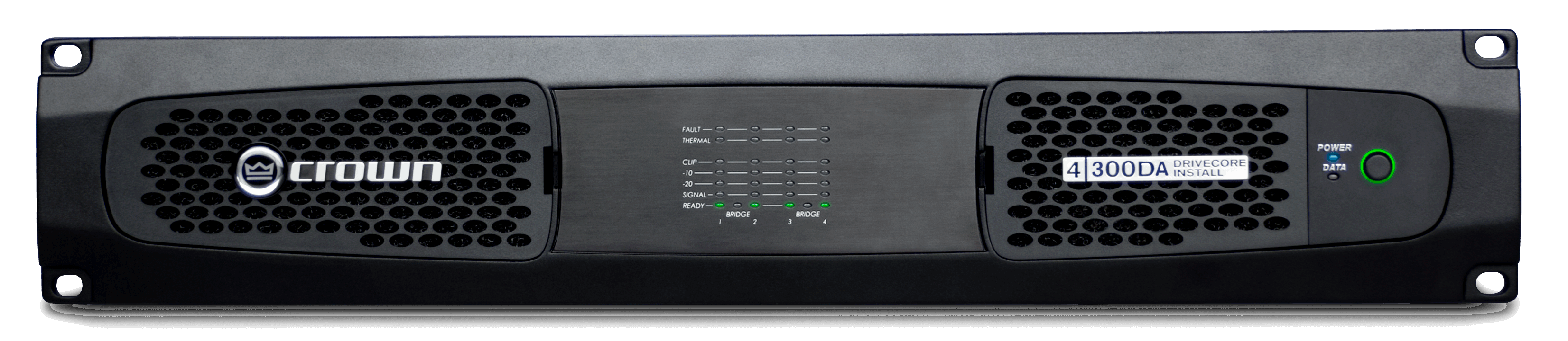 Crown DCi 4|300DA Power Amplifier With Dante ( DCi-4|300DA / DCi4|300DA )