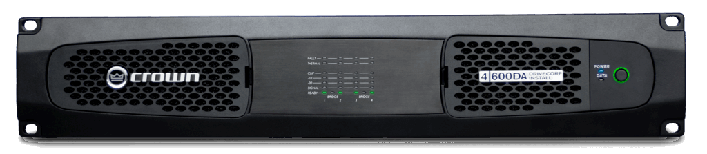 Crown DCi 4|600DA Power Amplifier With Dante ( DCi-4|600DA / DCi4|600DA )