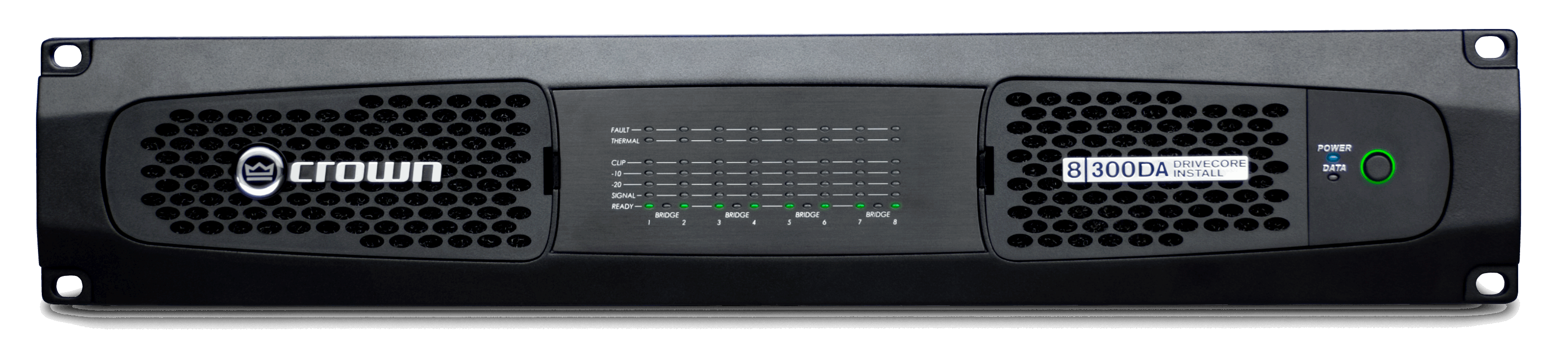 Crown DCi 8|300DA 300W Power Amplifier With Dante ( DCi-8|300DA / DCi8|300DA )