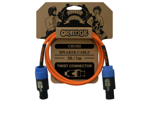 Orange Crush 3ft Speaker Cable Speakon Connector - Zoso Music