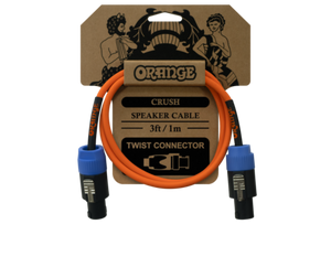 Orange Crush 3ft Speaker Cable Speakon Connector - Zoso Music
