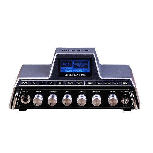 Mooer Little Tank D15 Modeling Mini Guitar Amplifier Head | Zoso Music Sdn Bhd
