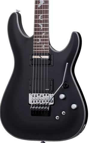 SCHECTER DAMIEN PLATINUM 6 FLOYD ROSE-S - SATIN BLACK (1189) MADE IN KOREA, SCHECTER, ELECTRIC GUITAR, schecter-electric-guitar-damienplatinum6-fr-s-sb, ZOSO MUSIC SDN BHD