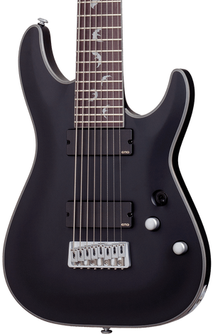SCHECTER DAMIEN PLATINUM 8 SBK ELECTRIC GUITAR (1187) MADE IN KOREA, SCHECTER, ELECTRIC GUITAR, schecter-electric-guitar-damienplatinum8-sbk, ZOSO MUSIC SDN BHD
