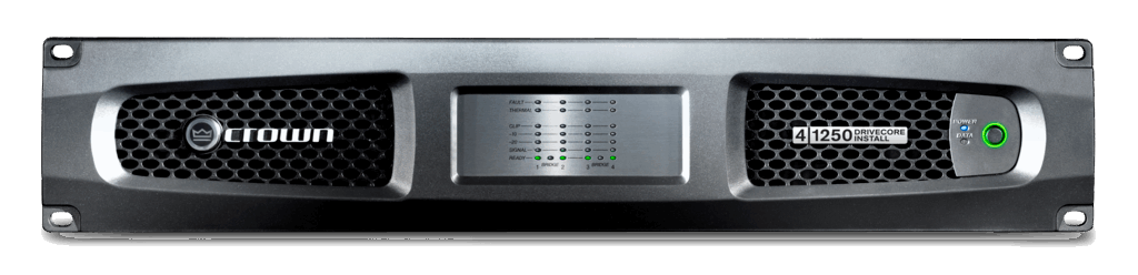 Crown DCi 4|1250 Four-Channel, 1250W @ 4Ω Analog Power Amplifier, 70V/100V ( DCi-4|1250 / DCi4|1250 )