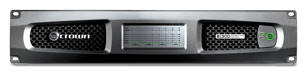 Crown DCi 8|300 Eight-Channel, 300W @ 4Ω Analog Power Amplifier, 70V/100V ( DCi-8|300 / DCi8|300 )
