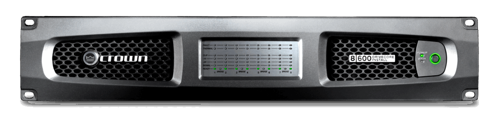 Crown DCi 8|600 Eight-Channel, 600W @ 4Ω Analog Power Amplifier, 70V/100V ( DCi-8|600 / DCi8|600 )