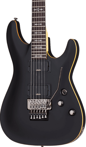 SCHECTER DEMON-6 FR ELECTRIC GUITAR (3661)- AGED BLACK SATIN MADE IN INDONESIA, SCHECTER, ELECTRIC GUITAR, schecter-electric-guitar-demon6-fr-abs, ZOSO MUSIC SDN BHD