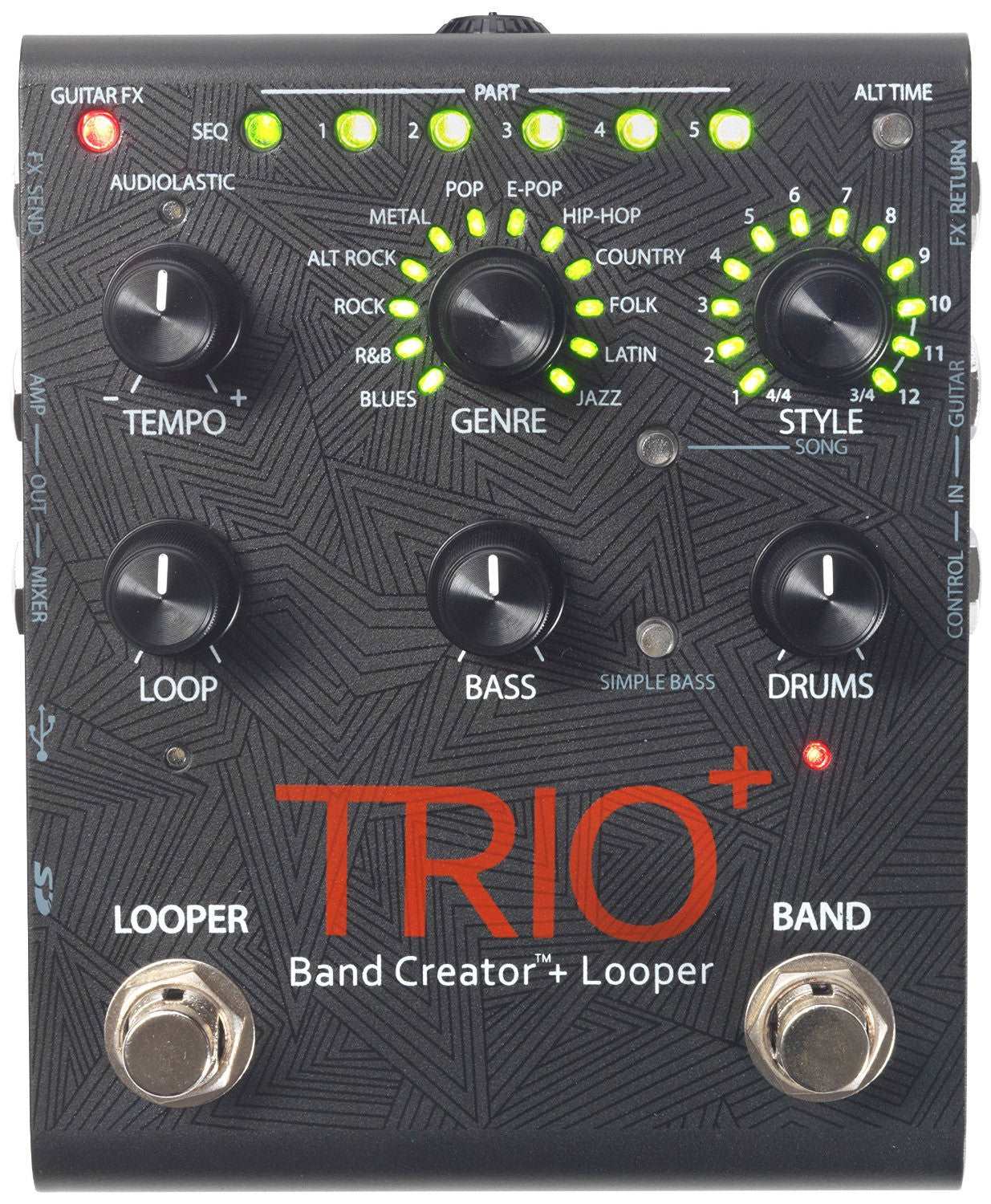 DIGITECH TRIO+ BAND CREATOR + LOOPER EFFECT PEDAL | DIGITECH , Zoso Music