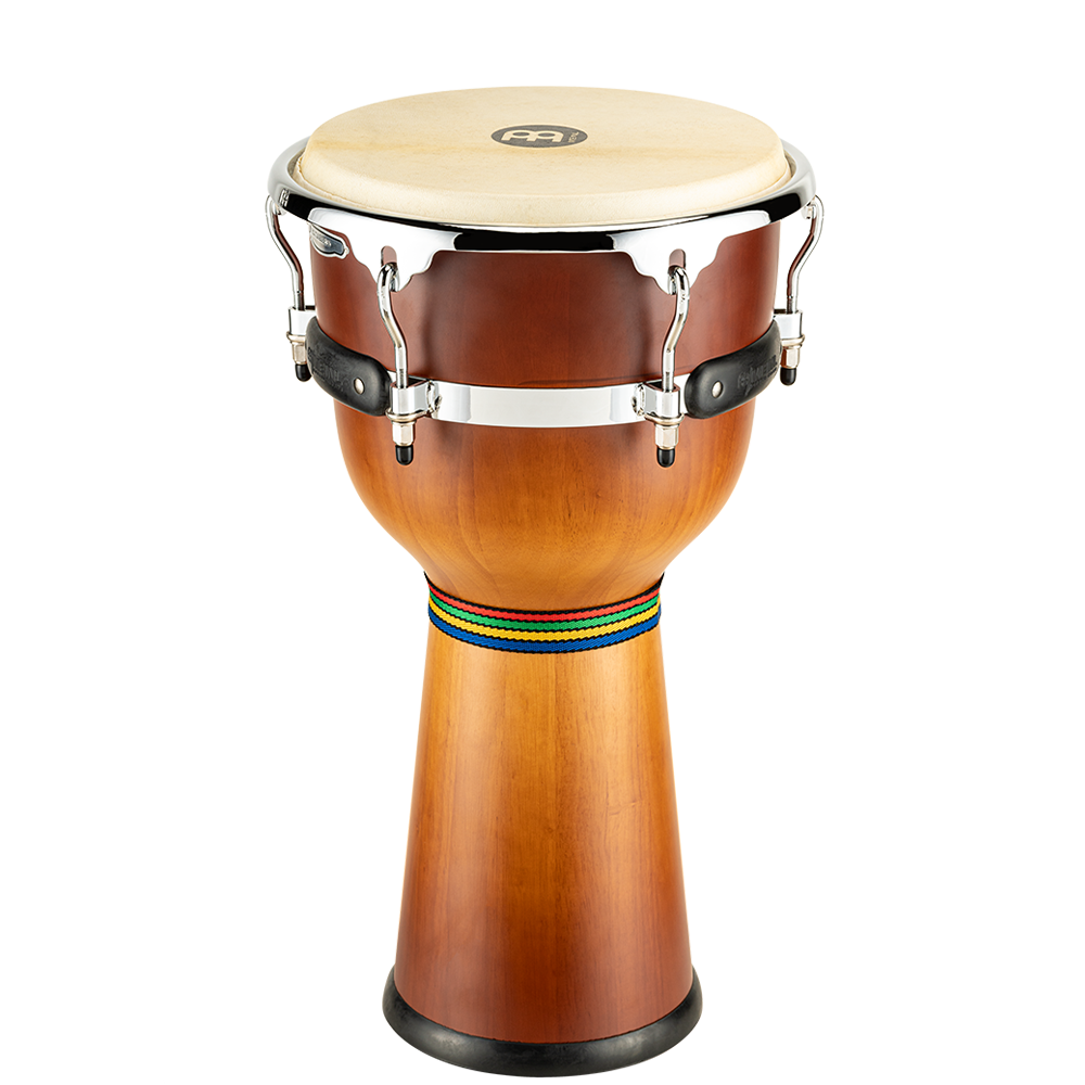 Meinl Percussion DJW3GAB-M 12" Floatune Series Wood Djembe, Gold Amber Sunburst | Zoso Music Sdn Bhd