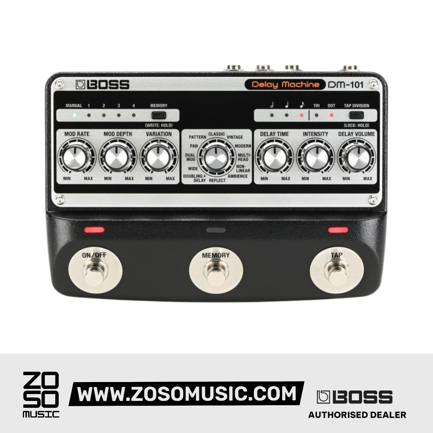 Boss DM-101 Delay Machine Pedal | Zoso Music Sdn Bhd