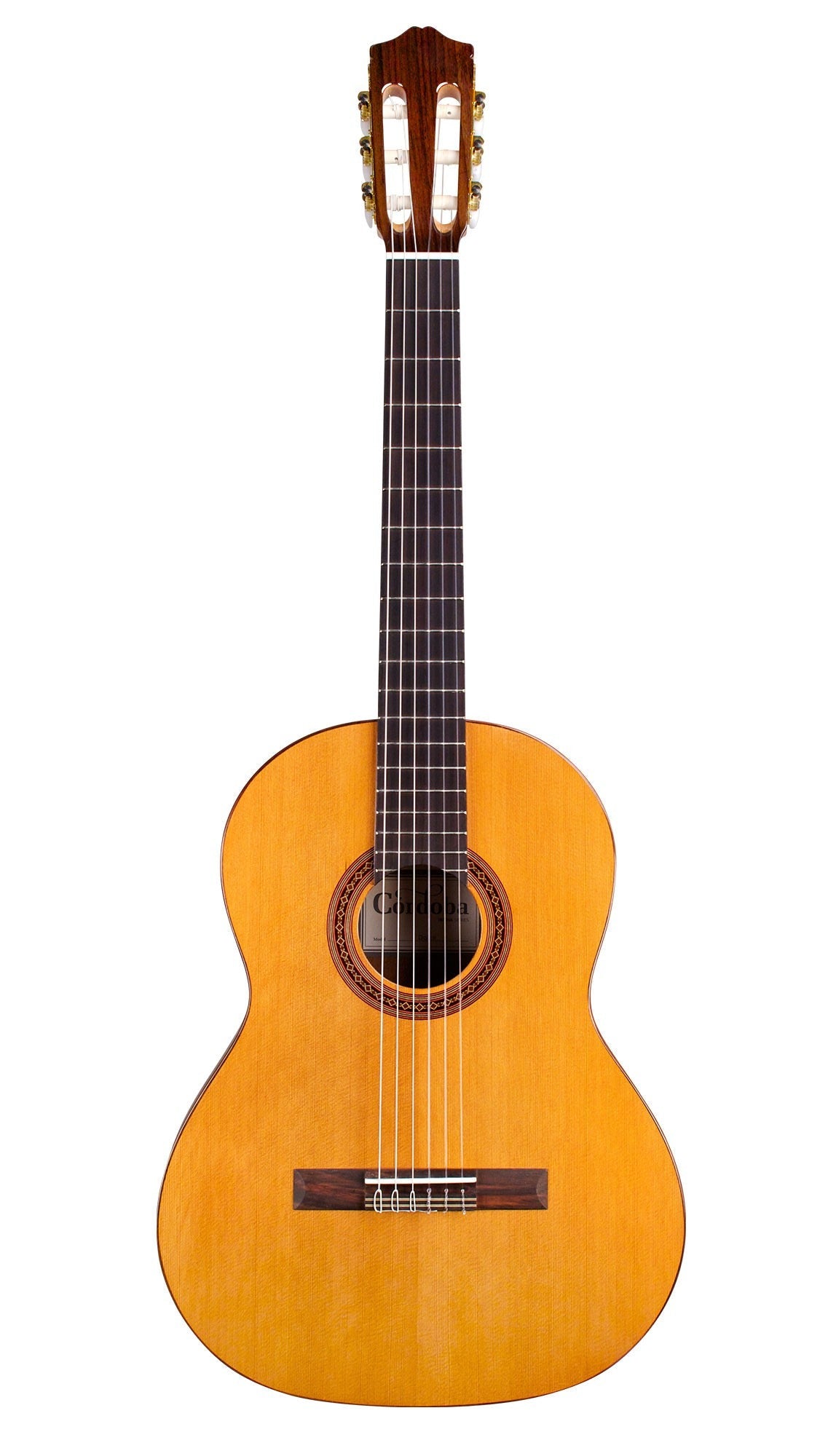 Cordoba Dolce 7/8 Classical Guitar - Solid Canadian Cedar Top, Mahogany Back & Sides, Smallsized & Lightweight Classical Guitar, Best for Traveling
