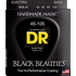 DR Strings BKB-45 BLACK BEAUTIES Black Coated Stainless Steel Bass Strings | 4-String Medium (045 - 105) |  DR STRINGS |  STRINGS-BASS GUITAR |  Zoso Music