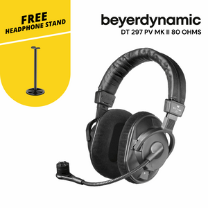 Beyerdynamic DT 297 PV MK II 80 Ohms Closed Broadcast headset with condenser microphone for broadcasting applications