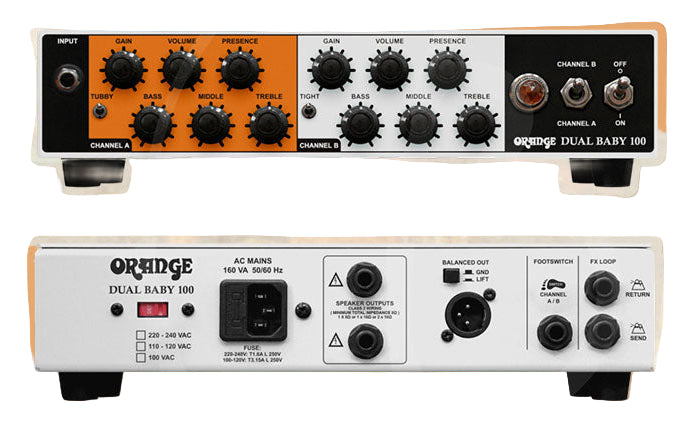 Orange Dual Baby 100-watt Amplifier Head | Zoso Music Sdn Bhd