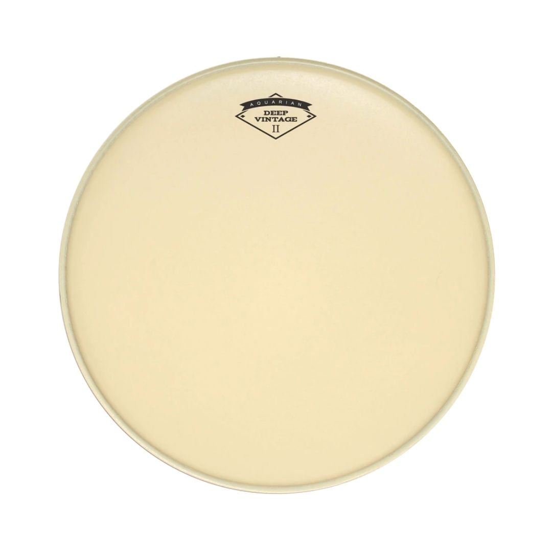 Aquarian DVII Deep Vintage II Vintage Coating 2ply 10+10mil Drum Head
 | Zoso Music Sdn Bhd
