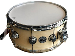 DW USA Collector's All-Maple 6.5"x14" Snare Drum, Satin Oil Natural, Chrome Hardware | Zoso Music Sdn Bhd