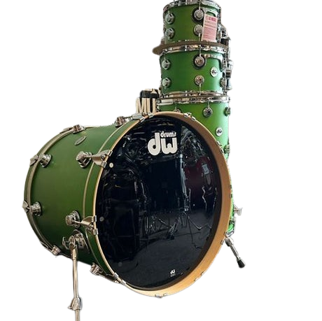 DW USA Collector's All-Maple 6-Pc Shell Pack, Satin Oil Lime Green | Zoso Music Sdn Bhd