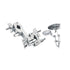 DW SMMG-4 Mega Clamp, V to Angle Adjustable V Clamp |  DW |  DRUM-HARDWARE |  Zoso Music