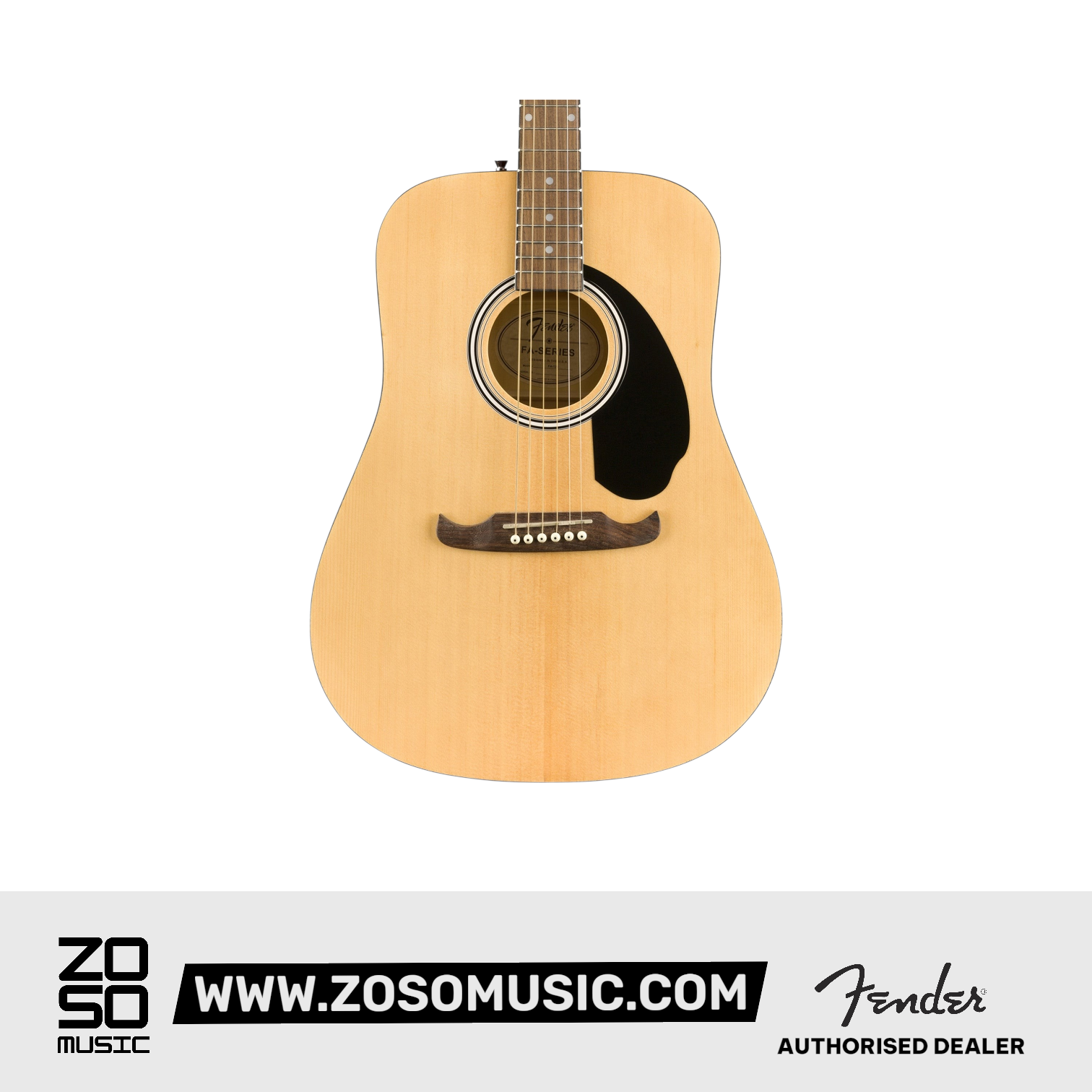 Fender FA-125 Dreadnought Acoustic Pack, Natural |  FENDER |  ACOUSTIC GUITAR |  Zoso Music