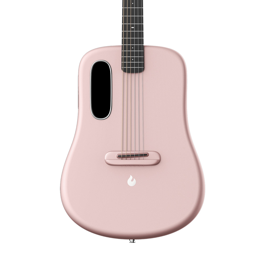 Lava Me 3 38inch Carbon Fiber Smart Guitar with Space Bag - Pink