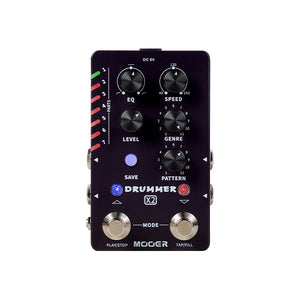 Mooer Drummer X2 Stereo Drum Machine Pedal | Zoso Music Sdn Bhd